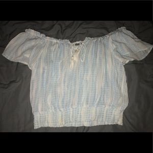 Off the shoulder Pac Sun shirt